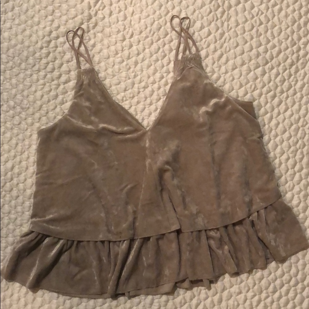 BNWT Crushed Velvet Top